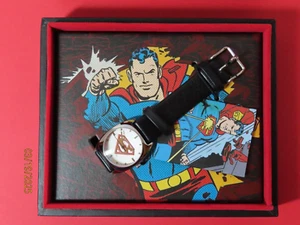Vintage Fossil Superman limited edition watch wristwatch brand new NIB NIP - Picture 1 of 7