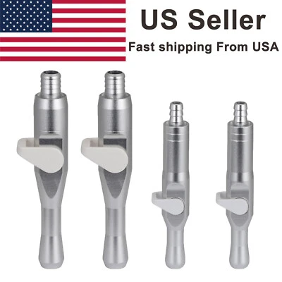 YOLIPULI 2PCS Dental Universal Saliva Ejector Suction Valve Strong Weak Swivel Tip HVE/SE