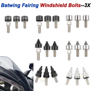 CNC Windscreen Windshield Spike Bolt Screw For Harley Touring Street Glide 96-13 - Picture 1 of 26