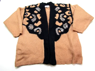 VTG Joyce Open Cardigan Sweater Womens Large Acrylic Wool Coastal Grandmacore - Image 1 of 4