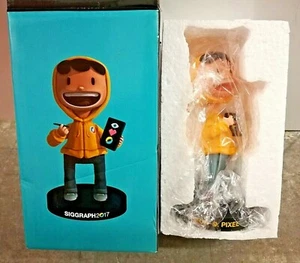 Siggraph Shady D. Pixel Authentic Bobblehead 2017 Los Angels Repair Needed Rare - Bild 1 von 6