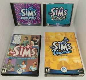 Juego Los Sims y Paquete de 3 Expansiones PC Vacaciones Desatado Casa Fiesta con Llaves - Imagen 1 de 3