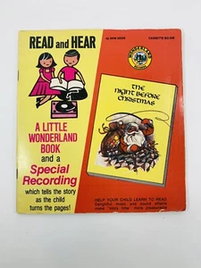 Vintage 1979 The Night Before Christmas Read Along Book With Record - Picture 1 of 7