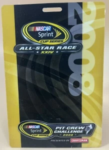 NASCAR 2008 Pit Crew Challenge pase laminado entre bastidores - Imagen 1 de 1