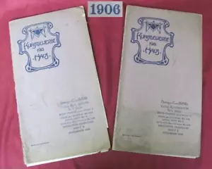 1906 ANTIQUE LOT OF 2 ART NOUVEAU CATALOGS MAGAZINES HOME DESIGN GERMANY - Picture 1 of 11