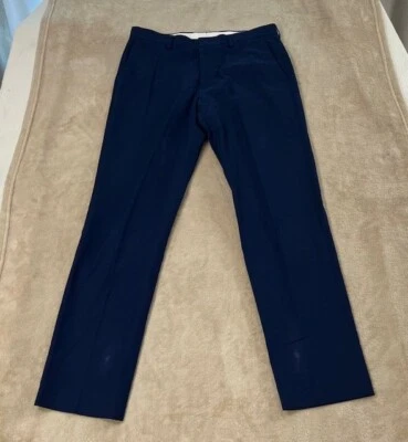 J Crew Ludlow Slim Pants Men Size 32x30 Blue larusmiani Tessuti Fair - Image 1 of 4