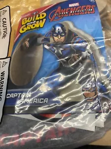 LOWES Build & Grow Avengers Building Kit Captain America Collectible Model New - Picture 1 of 2