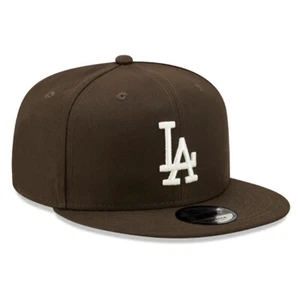 Brand New 9FIFTY Baseball Cap - MLB Los Angeles Dodgers Basic Brown Snapback Hat - Picture 1 of 4