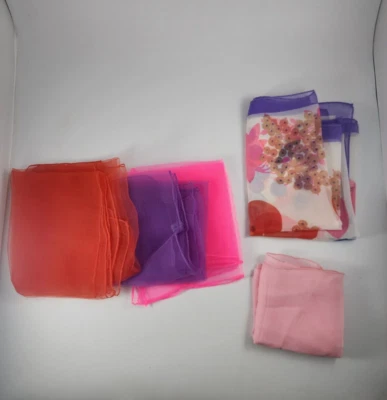 De Colección Bufandas de Gasa Cabeza Cuello Bufanda Nylon MCM Mod Granny Fairy Cantidad 5 Foto 1 de 4