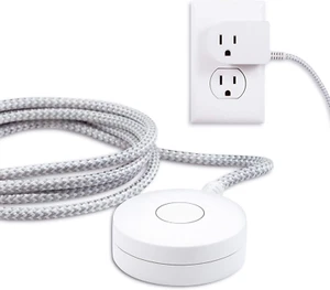 Extension Cord with Switch On/Off Plug, 6 Ft Braided Power Cord Outlet Switch, 3 - Picture 1 of 12