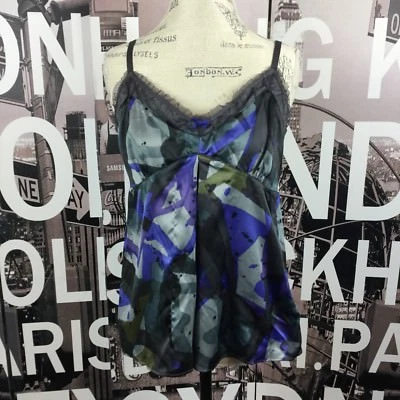 Simply Vera Vera Wang Intimates Silky Purple Gray Cami Top Size Large - Image 1 of 4
