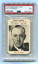1953 R778 Maple Leaf Gum Film Stars Alec Guinness PSA 7 Star Wars Obi-Wan Kenobi