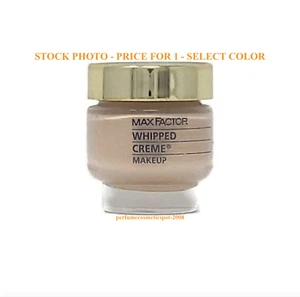 MAX FACTOR WHIPPED CREME CREAM MAKEUP 1 OZ / 30 ML - SELECT YOUR COLOR - Picture 1 of 1