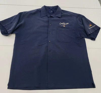 Camisa De Colección Best Western 2003 Bill Blass Premium Manga Corta L Con Botones Foto 1 de 4