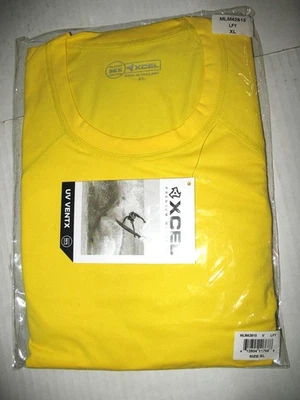 NUEVO CON ETIQUETAS XCEL Blocks 96% de Protección UVA / UVB Para hombres VentX LS Camiseta de Surf Foto 1 de 4