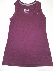 Canotta Nike Dri Fit Uomo Rosso Marrone X-Small Regular Fit Running Performance - Foto 1 di 6