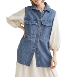 H&M Sleeveless Denim Vest(Size XS) - Picture 1 of 7