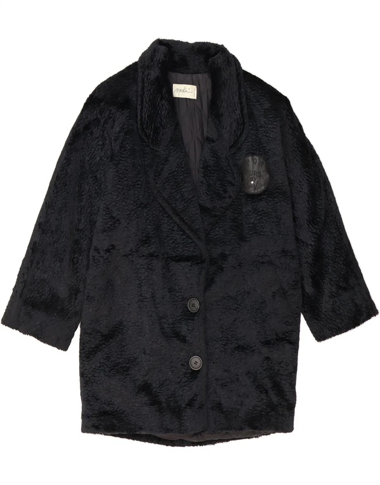 Abrigo mujer MASKA IT 44 mediano negro viscosa AK01 Foto 1 de 4