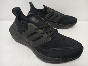 Adidas Para Hombre Ultraboost 21 Zapatos para Correr FY0306 Triple Negro Talla 9.5 - Imagen 1 de 8