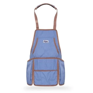 Digz Women's 1-Size Country Blue Canvas Gardening Bib Apron 86741-010 - Picture 1 of 9