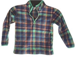Boys Pullover Zip Shirt Jacket Cat & Jack 4T Christmas Green - Picture 1 of 4