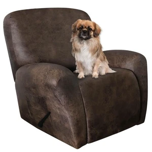 ANARACHON Leather Like Recliner Chair Covers Heavy Duty 4 Pieces Lazy Boy Rec... - Picture 1 of 9