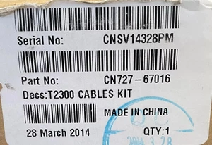 HP - Cables kit - eMFP and ferrite cables (withoiut white cable) - CN727-67016 - Afbeelding 1 van 1