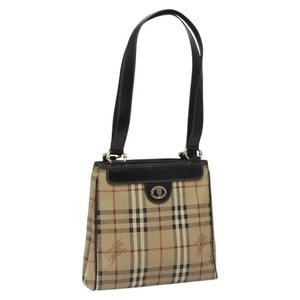 Burberry Nova Check Beige Canvas Tote Bag Authentic - Picture 1 of 22
