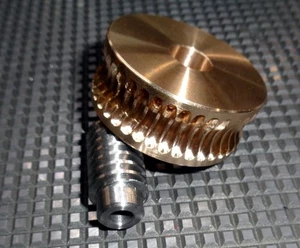 Rundtisch Teilapparat Schneckenrad Schneckenradgetriebe Z:40 Modul 1 - Bild 1 von 2