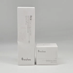 2 PC 9Wishes Rice Radiance Niacinamide 1.7 oz + Rice Foaming Cleanser 4 oz - Picture 1 of 6