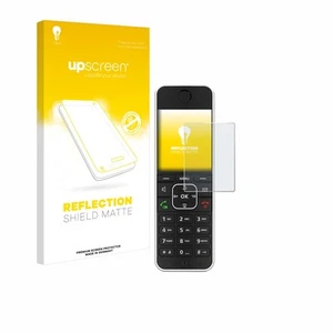 upscreen Entspiegelungs Schutzfolie für AVM Fritz!Fon C6 Black Matt Antireflex - Afbeelding 1 van 6