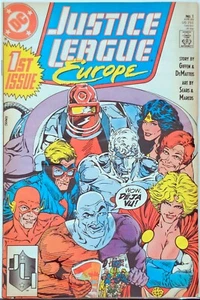 Justice League Europe 1 NM Team 1st App. 1989 Plus 4 Power Girl Books NM Box#7 - Picture 1 of 1