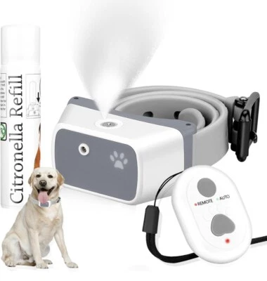 Citronella Bark Collar for Dogs [with Automatic Mode] 262ft Citronella Dog Train Foto 1 de 4