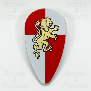 LEGO® Castle Shield Ovoid Gold Lion Minifigure Weapon Part Kingdoms 2586px19 - Picture 1 of 5