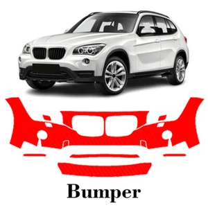 Front bumper PreCut PPF Paint Protection Film For BMW X1 2013-2015 - Picture 1 of 6