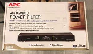 APC AV Network 15 Amp G Type Rack Power Filter New in Box - Photo 1/1