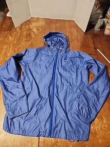 Nike Running Jacket Lightweight Womens Sz Large Purple Check Full Zip EUC - Picture 1 of 5