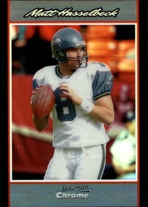 2007 Bowman Chrome Refractor MATT HASSELBECK #BC176 SEATTLE SEAHAWKS 🏈 - Picture 1 of 2