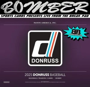 Atlanta Braves 2025 Panini Donruss Baseball Hobby 4-Box Break 2 - Foto 1 di 1