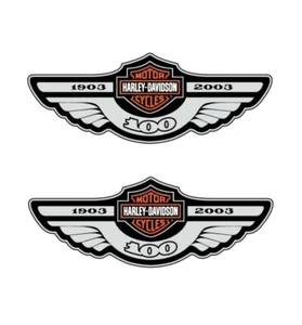 Harley Davidson 100th Anniversary Tank Decals badges emblems 2003 flhr flstc - Bild 1 von 1