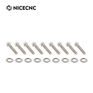 NICECNC 9PCS Cam Cover Screws Bolt Set For Harley Ultra Limited FLHTK 2021-2024 - Picture 1 of 9