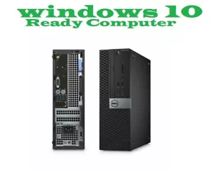 Windows10 Computer Dell OptiPlex 5050 Intel Core 6th Gen 4GB RAM 256GB SSD WIFI - Picture 1 of 1