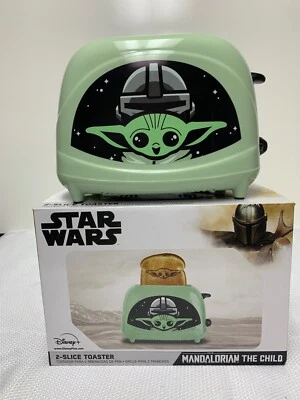 Star Wars The Mandalorian The Child 2-Slice Toaster  Toasts Baby Yoda on Toast - Image 1 of 4