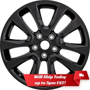 New 20" Gloss Black Alloy Wheel Replacement 2017-2022 Jeep Grand Cherokee - 9167 - Picture 1 of 10