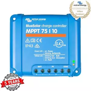 VICTRON ENERGY SOLAR BATTERY CHARGER CONTROLLER MPPT 75/10 12/24V SCC010010050R - Picture 1 of 5