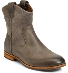 NUEVO EN CAJA Kork-Ease Ticino Western Cuero/Gamuza Bota al Tobillo GRIS EE. UU. 8,5/EU 40 Cremallera Trasera - Imagen 1 de 12