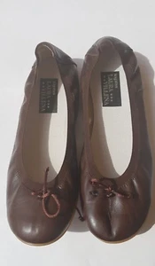 bailarina mujer, color marron oscuro charol, talla 39, nuevo a estrenar. - Imagen 1 de 7