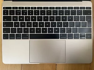 Apple Macbook 12 Inch A1534 2015 Keyboard/palmrest/audio Gold,Grade B+ - Picture 1 of 11