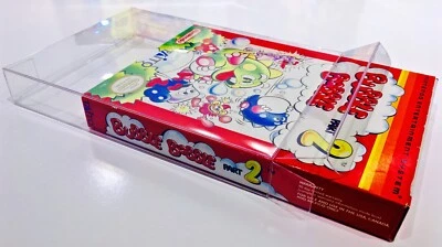 5x Box Protectors for NINTENDO NES Video Game Boxes! Clear Display Cases CIB New - Image 1 of 4