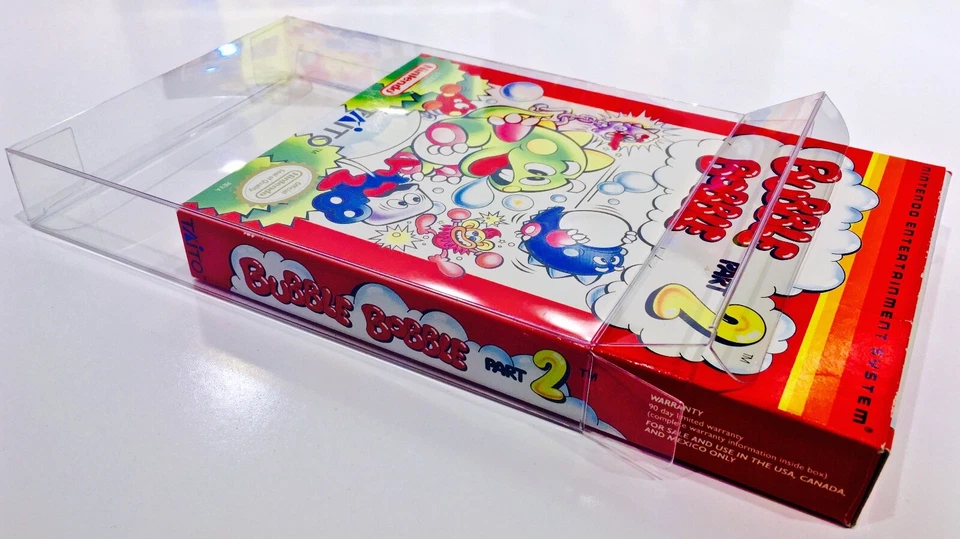 15 Box Protectors for NINTENDO NES Video Game Boxes! Clear Display Cases CIB New - Image 1 of 4